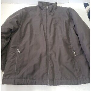 Columbia Mens 2X Brown Winter Jacket Fleece Lined 100% Polyester Pockets